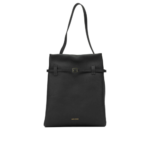 MANU ATELIER sac à épaule en cuir pour femme noir