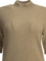 BRUNELLO CUCINELLI pull en cachemire femme beige – Image 3