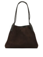 ETRO sac porté épaule en daim femme marron – Image 3