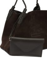 ETRO sac porté épaule en daim femme marron – Image 4