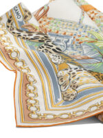 FERRAGAMO foulard en soie femme orange – Image 2