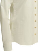 KHAITE chemise en coton femme blanche – Image 4