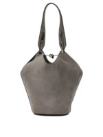 KHAITE sac à épaule small en cuir femme beige – Image 3