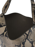 KHAITE sac à épaule small en cuir femme beige – Image 5
