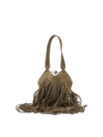 KHAITE sac porté épaule petit modèle en cuir femme beige – Image 3