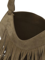 KHAITE sac porté épaule petit modèle en cuir femme beige – Image 5