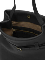 MANU ATELIER sac à épaule en cuir pour femme noir – Image 5