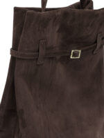 MANU ATELIER sac à épaule en daim femme marron – Image 4