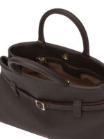 MANU ATELIER sac à main petit modèle en cuir femme marron – Image 5