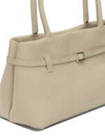 MANU ATELIER sac porté épaule en cuir femme blanc – Image 4