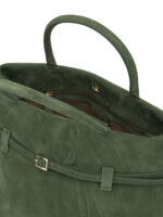 MANU ATELIER sac à main en daim femme vert – Image 5
