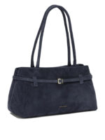 MANU ATELIER sac porté épaule en daim femme bleu – Image 2