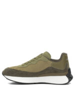 ALEXANDER MCQUEEN baskets en cuir homme vertes – Image 3