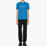 GIVENCHY t-shirt en coton slim fit homme bleu – Image 3