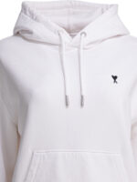 AMI PARIS sweat à capuche en coton femme blanc – Image 3