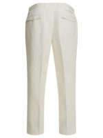 BRIGLIA 1949 pantalon en coton et lin homme blanc – Image 2