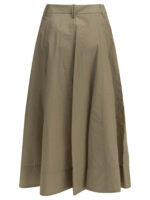 BRUNELLO CUCINELLI jupe en coton femme beige – Image 2