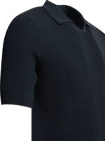 BRUNELLO CUCINELLI polo en lin et coton en maille homme bleu – Image 4