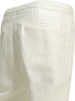 BRUNELLO CUCINELLI pantalon en lin et coton homme blanc – Image 4