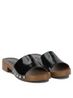 COPENHAGEN sandales en cuir femme noires – Image 2