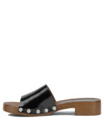COPENHAGEN sandales en cuir femme noires – Image 3