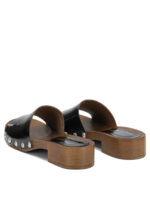 COPENHAGEN sandales en cuir femme noires – Image 4
