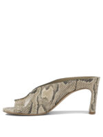 DEL CARLO chaussures à talons en cuir femme beiges – Image 3