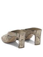 DEL CARLO chaussures à talons en cuir femme beiges – Image 4