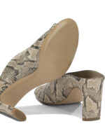 DEL CARLO chaussures à talons en cuir femme beiges – Image 5