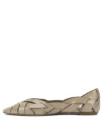 DEL CARLO ballerines en cuir femme beige – Image 3