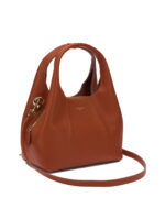 LE TANNEUR sac à main en cuir femme orange – Image 2