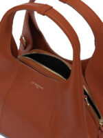 LE TANNEUR sac à main en cuir femme orange – Image 5