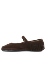 TOUJOURS ballerines en suède femme marron – Image 3