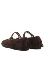 TOUJOURS ballerines en suède femme marron – Image 4