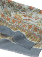 ETRO écharpe en coton et modal femme bleu clair – Image 2