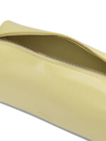 KHAITE sac à épaule en cuir femme jaune – Image 5