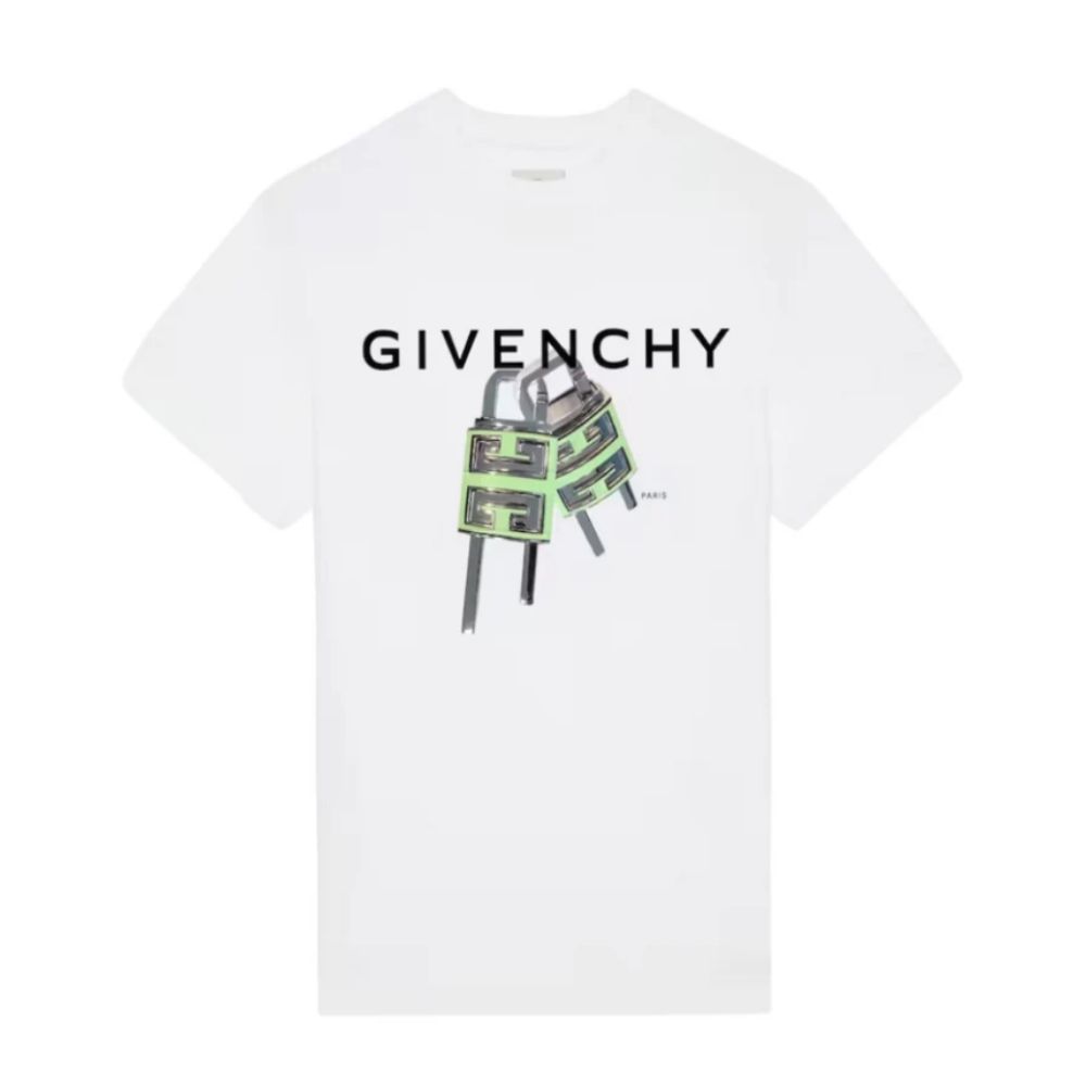 Sans titre (1000 x 1000 px) (1) GIVENCHY t-shirt en coton slim fit homme blanc – Image 1