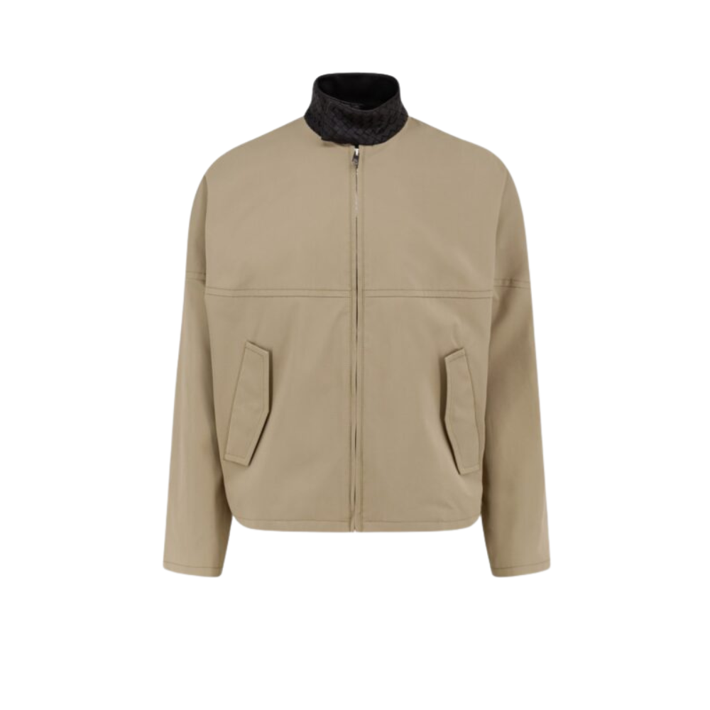 Sans titre (1000 x 1000 px) (100) BOTTEGA VENETA veste en coton homme beige – Image 1