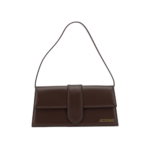 JACQUEMUS sac à épaule en cuir femme marron