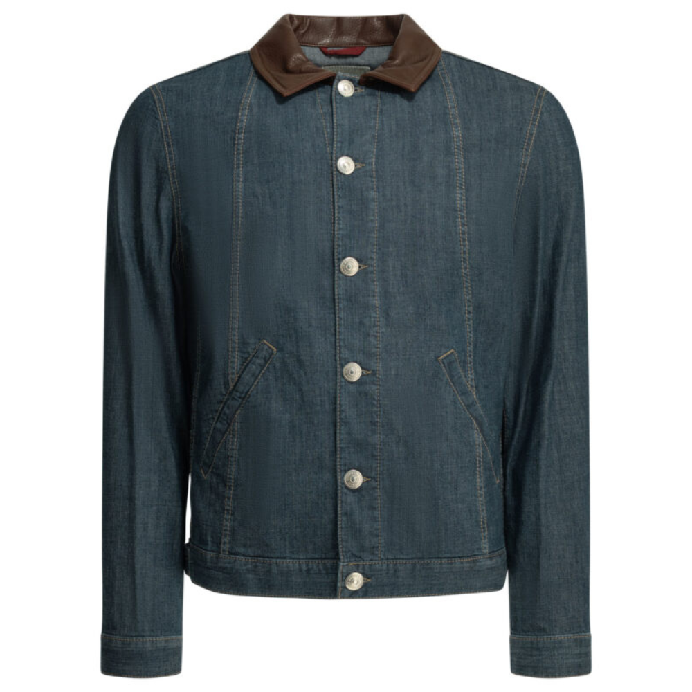 Sans titre (1000 x 1000 px) - 2026-07-05T201318.704 BRUNELLO CUCINELLI veste en jean homme bleue – Image 1