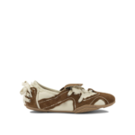 ACNE STUDIOS baskets en cuir femme marron