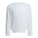 BRUNELLO CUCINELLI pull en coton homme blanc