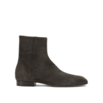 POMME D'OR bottes en cuir femme marron