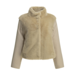 HERNO manteau court femme beige