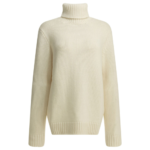 SEMPER pull à col roulé en cachemire femme blanc