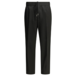 GOLDEN GOOSE pantalon en laine homme noir