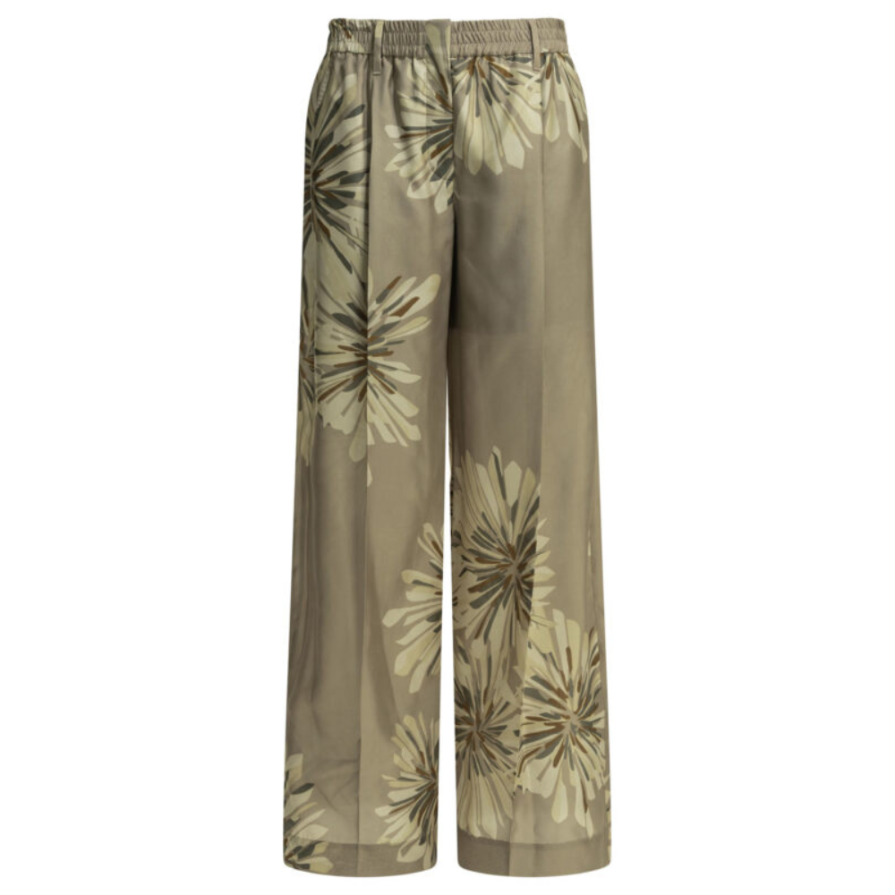 Sans titre (1000 x 1000 px) - 2026-07-07T204356.041 BRUNELLO CUCINELLI pantalon habillé en soie femme beige – Image 1