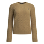 POLO RALPH LAUREN pull en laine et cachemire femme beige