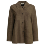 MAX MARA S veste en suède femme marron