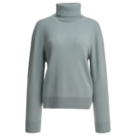 SEMPER pull à col roulé en cachemire femme bleu clair
